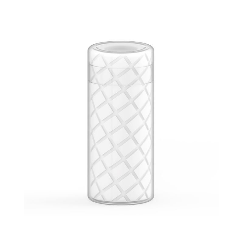 Цилиндрический мастурбатор-прозрачный (средний)