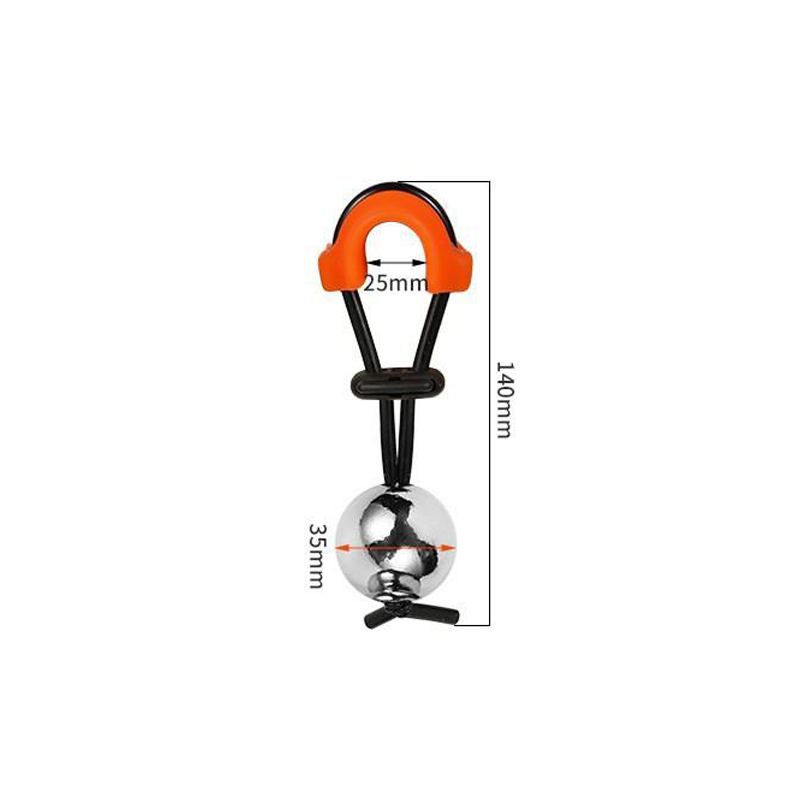 Металлические носилки для пениса - одинарный шарик (диаметр 35 мм)